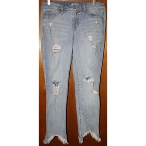 Sofia Vergara Size 2 Bagi Boyfriend Jeans Soft Stretch Denim Light Wash Modern
